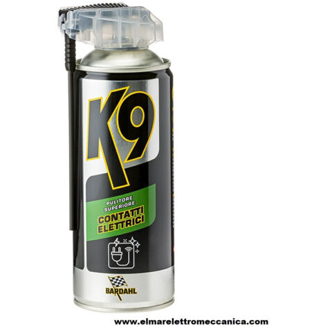 BARDAHL K9 CONTATTI ELETTRICI pulizia e protezione spray dielettrico 400 ml 450849