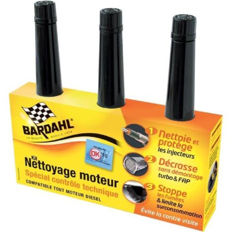BARDAHL Kit Nettoyage controle technique Diesel 3x 250ml