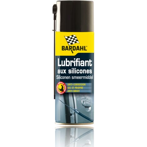 Bardahl – Lubrifiant silicone 400ml – Anti-adhérent pour caoutchouc, plastique, bois, cuivre et aluminium – Protection contre gel et dessèchement