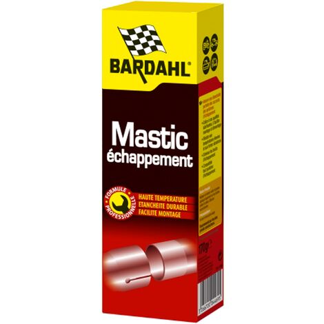 Bardahl – Mastic d'échappement 170g – Étanchéité parfaite des raccords – Résiste aux températures élevées et vibrations – Diminue les bruits d'échappement