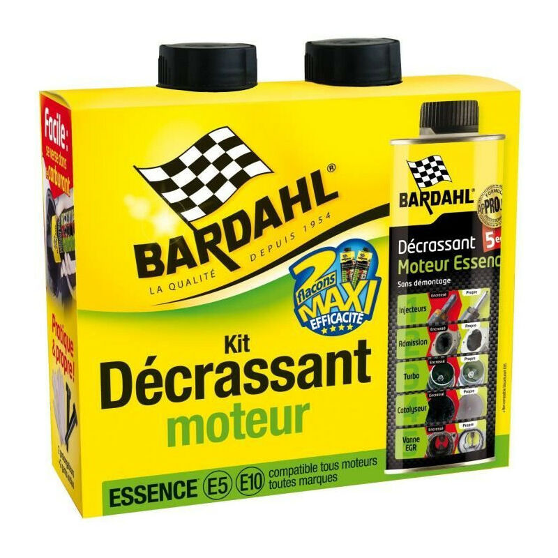BARDAHL Pack Décrassant moteur Essence 5 en 1 GSA