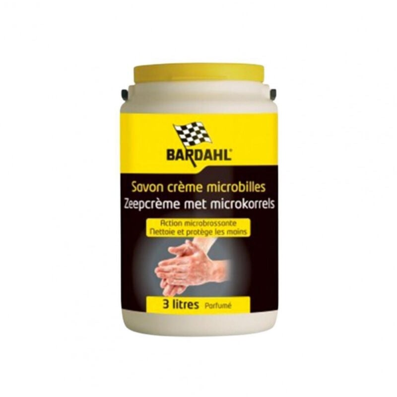 Bardahl - Savon creme compatible avec mains avec microbilles - 3 litres