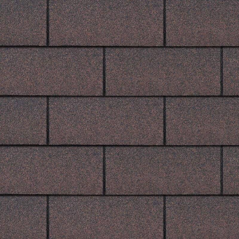 Bardeaux bitumineux trio, couleur marron - bitume toiture 3 m2 Timbela t-brown