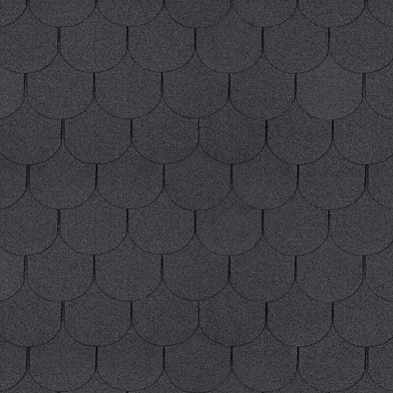Bardeaux bitumineux Beaver , couleur noir - bitume toiture 3m2 Timbela b-black