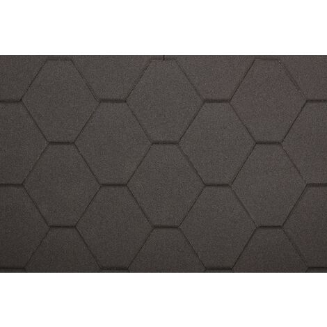 Bardeaux bitumineux Hexagonal Rock - bitume toiture