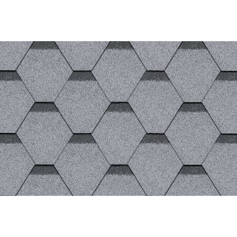 Bardeaux de toiture Upyard couleur gris foncé, 3m²