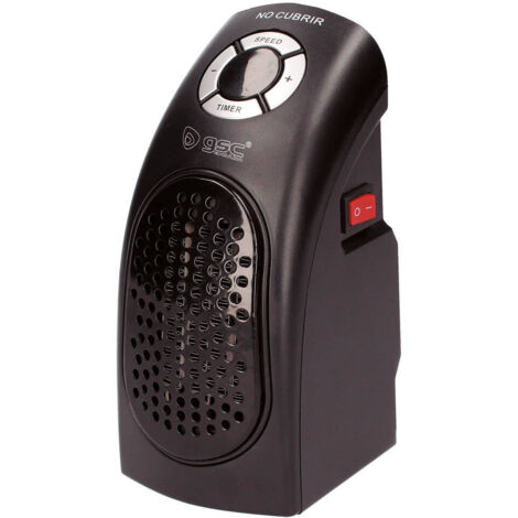 Bardei 400W Mini-Plug-in-Heizung – Schwarz