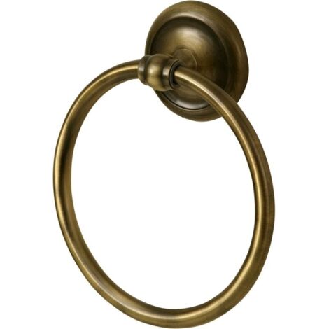 Bardusch-00414 Anneau Porte-Serviette en Laiton Antique 16 x 6 x 18,5 cm
