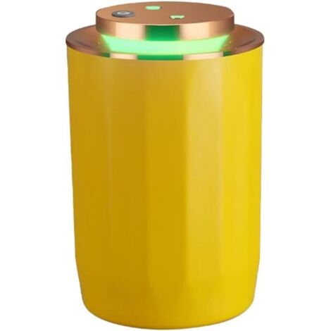 Bardusch 1 Pcs Mini humidificateur 2500ml double spray d'huile essentielle Diffuseur d'arôme d'huile essentielle USB brume fraîche Humidificateur pour voiture bureau chambre à coucher (Jaune)