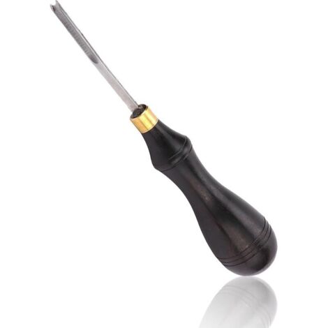 Bardusch 1 pcs Outil de Rognage de Presse Professionnel Creaser Edge Edge en Cuir, Bord en Cuir Chanfrein pour Bricolage Cuir Edge Groover Leather Tools Leather Tools, pour Bricolage Maroquinerie