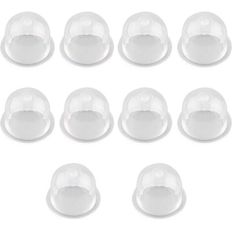 Bardusch-10 Pcs Pompe d'Amorçage Pompe Ampoule Carburateur Remplacer Huile Carburateur Tondeuse à La Tronçonneuse Pompe à Essence Carburateur Pompe Universelle en Plastique Poire Piston Accessoires