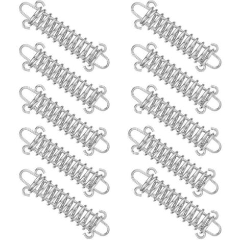 Bardusch-10 Pices Ressort de Tension Tendeur de Ressort en Acier Inoxydable Boucle de Corde de Ressort de Tente pour Tente Tendeur de Corde de Tente D\'auvent Convient