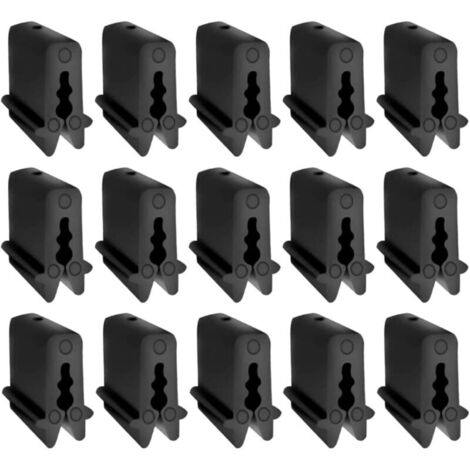 Bardusch 100pièces Clips De Fixation Pour Serre Plastique Pinces Pour Ombrage Et Filets Clips Pour Jardin Et Serre Réutilisables Pour Bâches Et Films Solaires