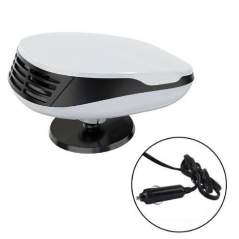 Bardusch 150W Désembueur De Voiture Pare-Brise,12V 2 en 1 Ventilateur de Chauffage,Chauffage de Voiture Portatif,Chauffage Portable De Voiture,Dégivreur De Chauffage De Voiture avec pivotant à 360°