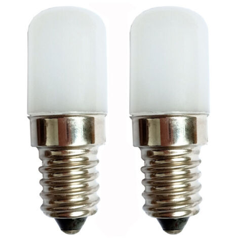 Bardusch-[2 Pièces] E14 Petite Ampoule LED 2W à Vis Remplacer 20W Halogène Abat jour Lumière Blanche Froide 6000K 180lm Chaleur Non Variable pour Réfrigérateur/Machine à Coudre/Machine à Fumer