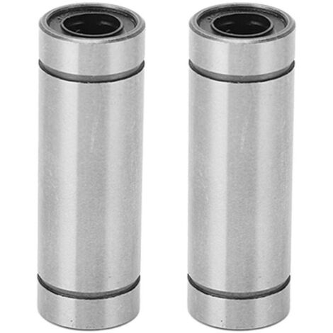 Bardusch - 2 pièces Roulements à Billes linéaires, LM12LUU Longs roulements à Billes linéaires Diamètre intérieur 12 mm