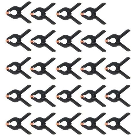 Bardusch-24 Pinces à Ressort en Plastique Multifonction pour Atelier Photographie et Modélisme