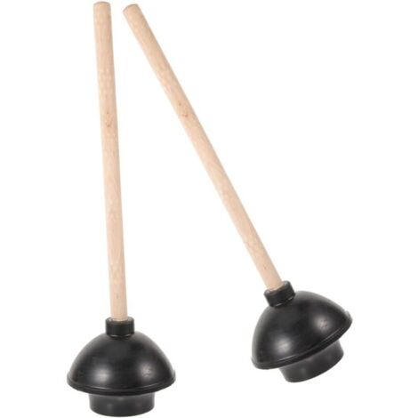 Bardusch-2pièces Ventouse avec Manche pour Débouchage De Toilettes Outil Anti-Bouchon pour Salle De Bain Maison Et Hôtel