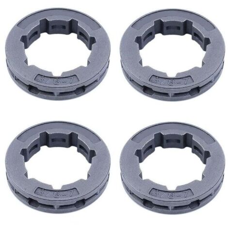 Bardusch-3/8" 7T Pignon de Jante 22mm pour Husqvarna 362 365 371 372 STIHL 046 064 066 MS361 MS362 MS440 MS441 MS460 MS660 Tronçonneuse（4 pièces）