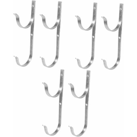 Bardusch-3 Paires Autre Résistant Et Accessoires Tige Télescopique Suspendu Spa De Nage Brosses Anti Humidité Perche Aspirateur Râteaux Muraux Porte Serviettes Outils Filets De Tuyau
