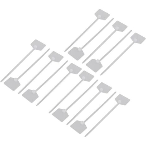 Bardusch-3 pcs éléments nylon 15×120 mm autobloquants pour câble, étiquette fil blanc, connecteurs cordon marqueur