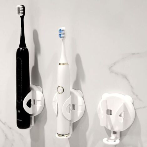 Bardusch 3 Pcs Porte Brosse à Dents, Support Brosse à Dents éléctrique avec capteur Automatique de gravité, Porte Brosse à Dents Mural, Adhésif Puissant Amélioré
