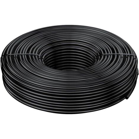 Bardusch-30 M Tubulure d'irrigation goutte à goutte 4-6 mm, pour système d'arrosage, tuyau micro goutte PVC noir, rouleau pour jardin, pièce d'irrigation