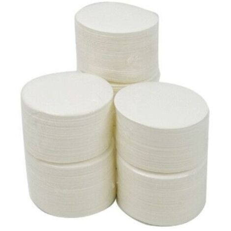 Bardusch-350 Pièces Filtre a Cafe Papier, 64mm Papier Filtre pour Café, Papier Filtre à Café Rond Blanc, Filtre à Papier à Café Expresso Compatible avec Machines à Café, Machines à Expresso