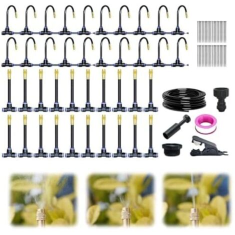 Bardusch - 360° Curved Garden Automatic Irrigation System, arrosage automatique pour jardin, kit arrosage automatique système d'irrigati