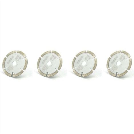 Bardusch-4 Lames De Scie Circulaire Diamantées 85 Mm Alésage 15 Mm Pour Découpe Matériaux Durs