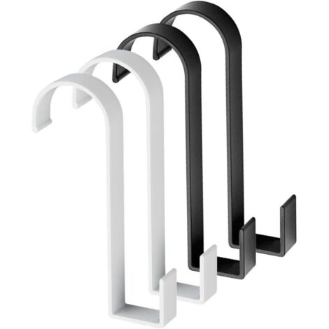 Bardusch-4 pcs crochets radiateur adhésifs en aluminium spatial, autocollants, pour serviettes de bain