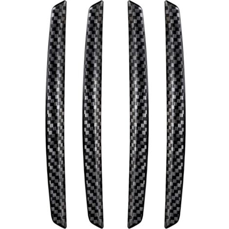 Bardusch 4 Pièces Protection Bord de Porte de Voiture, Protections Porte de Voiture, Protection Antirayure et Antichoc pour Voitures, Installation Facile sur Tous Les Types de Véhicules