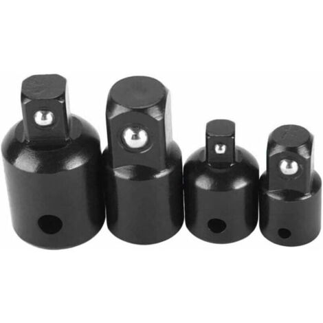 Bardusch - 4pcs Jeu d'Augmentateurs et Réducteurs Adaptateur à Cliquet Adaptateurs Réducteurs Pour Douilles et Embouts 1/2" 1/4" 3/8" Pillo