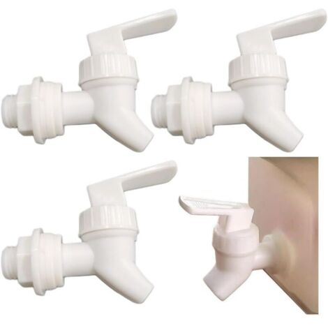 Bardusch-4pcs Robinet De Refroidisseur De Remplacement, Robinets De Distributeur De Type Poussoir en Plastique, Robinet De Distributeur D' pour Seau De Bouteille De Vin De Bière