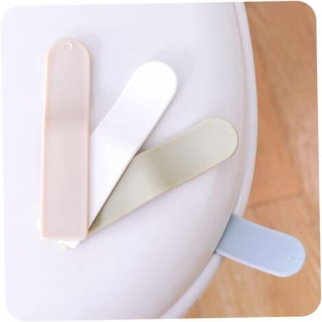 Bardusch 4pièces Poignée De Levage De Couvercle De Toilette Pp Rehausseur Toilettes Simple Et Pratique Couleurs Assorties Pour Maison Et Hôtel Installation Facile Et Hygiénique