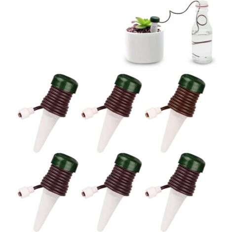 Bardusch 6 Pièces Distributeur d'eau pour Plantes D'intérieur, Appareil D'arrosage Automatique, Distributeur d'eau Automatique pour Plantes Et Fleurs