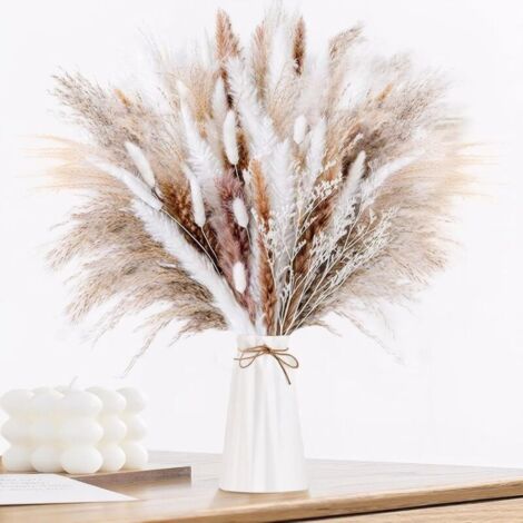 Bardusch-60 pampas séchées naturelles DIY, bouquet idéal déco boho salon, chambre, mariage, vases