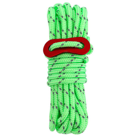 Bardusch-8PCS Corde Tente Camping avec Tendeurs de Tente, Corde de Tente Réfléchissante Corde Camping Corde en Nylon pour Le Camping Randonnée Auvent Tente, 4mm4m