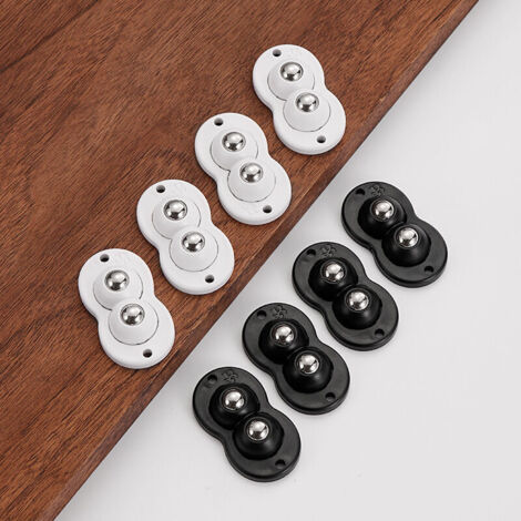 Bardusch A Mini Roulette pour Électroménager de Cuisine Roulettes Pivotantes Autocollantes Petite Roulettes pour Meubles 8 Pièces (Contient Uniquement les Petites Roulettes)