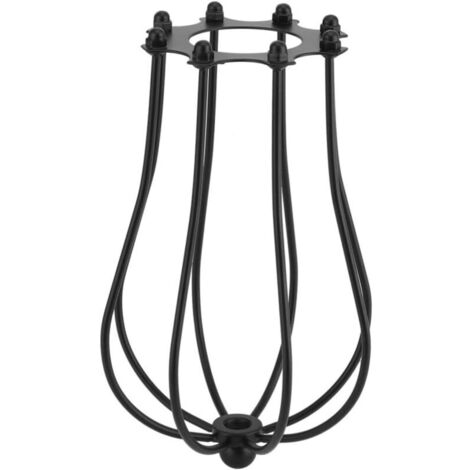 Bardusch-Abat-jour Fer Forgé Noir Style Vintage Décoration pour Bar Lampe Suspendue Rustique pour Salon et Restaurant