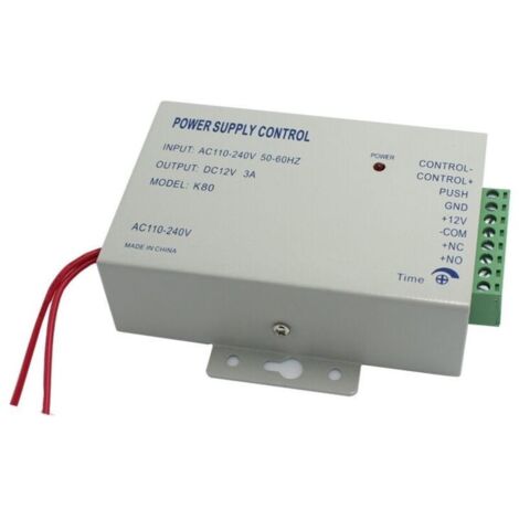 Bardusch-AC 110 240V à DC12v 3A 36w Alimentation Power Supply Control pour Système de Contrôle d'accès à la Porte Alimentation