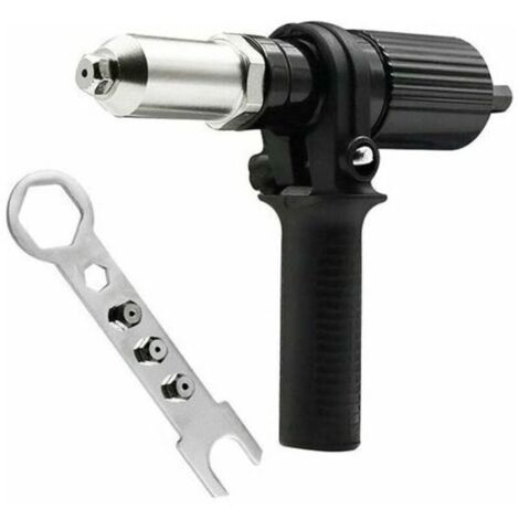 Bardusch-Adaptateur de pistolet à rivets électrique connecteur de tête de bloc outil professionnel perceuse à joint d'écrou riveteuse accessoire d'insertion de rivet pour perceuse visseuse sans fil