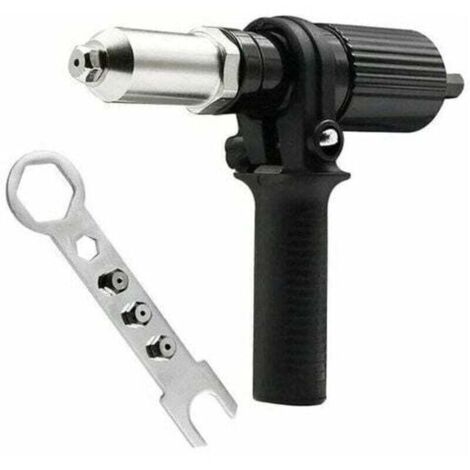 Bardusch-Adaptateur de pistolet à rivets électrique connecteur de tête de bloc outil professionnel perceuse à joint d'écrou riveteuse accessoire d'insertion de rivet pour perceuse visseuse sans fil