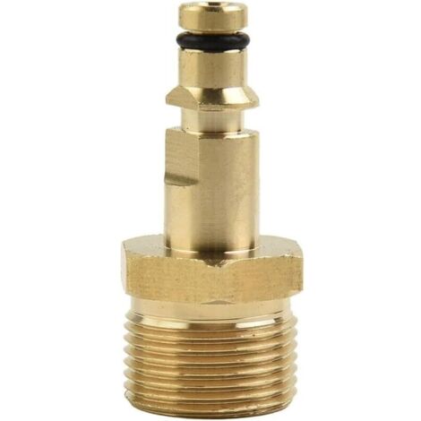 Bardusch – Adaptateur M22 pour nettoyeur haute pression – Laiton massif – Raccord rapide série K – Pression max 220 bar – Installation facile