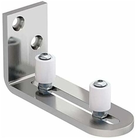 Bardusch-Ajustable Guide de Plancher Mur / porte Guide Inférieur Pour Porte en Bois Coulissante Acier inoxydable