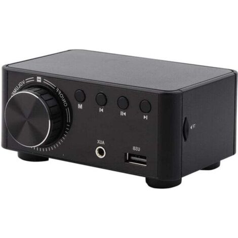 Bardusch-Amplificateur numérique Bluetooth 5.0 Hi-Fi 50 W x 2, carte d'amplification audio stéréo (noir)