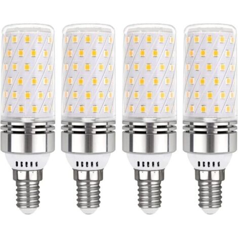 Bardusch-Ampoule E14 Mais LED 16W Blanc Froid 6000K, 1450LM, Équivalent Halogène E14 100W, 360° Lumiere, AC 220V, Ampoule E14 LED Mais pour Éclairage Intérieur, non dimmable, lot de 4
