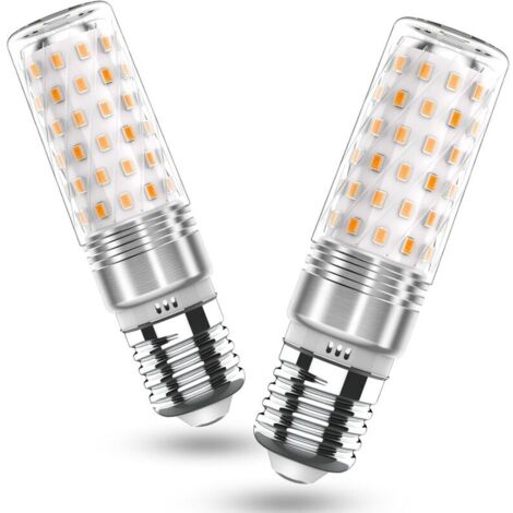 Bardusch-Ampoule LED E27 Blanc chaud 1400 lumens, lot de 2, ampoule LED 14 W, remplace les ampoules à incandescence classiques de 100 W à 140 W 2700 K, non variable, sans scintillement