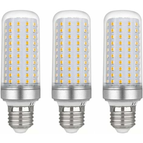 Bardusch-Ampoule Led E27 Maïs 30w, AC175 265V, Blanc Chaud 3000K 2500LM, Non Dimmable, 300W Ampoule Halogène Équivalent, Ampoule Maïs Led pour Lustres,Lampes de Table et Lampadaires, Lot de 3