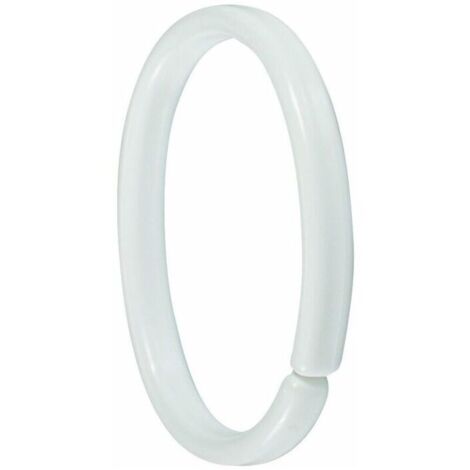 Bardusch-Anneau plastique blanc - Sachet de 12